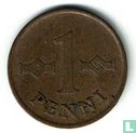 Finlande 1 penni 1966 - Image 2