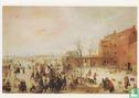A Scene on the Ice near a Town, 1615 - Image 1