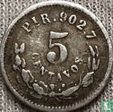 Mexique 5 centavos 1890 (Pi R) - Image 2