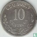 Mexique 10 centavos 1901 (Cn Q) - Image 2