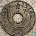 Ostafrika 5 Cent 1955 (ohne Münzzeichen) - Bild 1