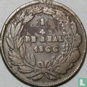 Chihuahua ¼ real 1866 (medailleslag) - Afbeelding 1