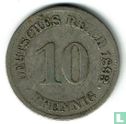 Empire allemand 10 pfennig 1893 (E) - Image 1