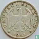 Empire allemand 1 reichsmark 1925 (J) - Image 1