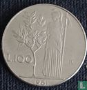 Italy 100 lire 1981 (misstrike) - Image 1