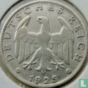 Empire allemand 1 reichsmark 1925 (D) - Image 1