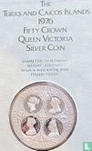 Turks and Caicos Islands 50 crowns 1976 (PROOF) "Queen Victoria" - Image 3