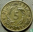 Empire allemand 5 reichspfennig 1936 (épis de blé - A) - Image 2