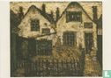 Witte huizen met tuintje circa 1920 - Image 1