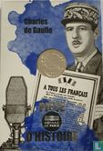 France 10 euro 2019 (folder) "Piece of French history - Charles De Gaulle" - Image 1