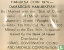 Israël 10 lirot 1974 (JE5735) "Hanukka - Damascus hanukkiyah" - Afbeelding 3