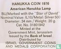 Israël 10 lirot 1976 (JE5737) "American Hannuka lamp" - Afbeelding 3