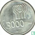 Argentina 3000 pesos 1977 "1978 Football World Cup in Argentina" - Image 1