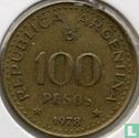 Argentine 100 pesos 1978 "200th anniversary Birth of José de San Martín" - Image 1
