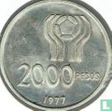 Argentinien 2000 Peso 1977 "1978 Football World Cup in Argentina" - Bild 1