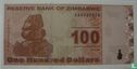 Zimbabwe 100 Dollars 2009 - Afbeelding 1