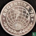Argentinië 3000 pesos 1978 (PROOF) "Football World Cup in Argentina" - Afbeelding 2