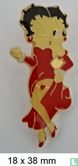 Betty Boop in rode jurk - Afbeelding 1
