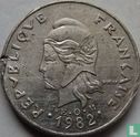 Nieuwe Hebriden 20 francs 1982 - Afbeelding 1