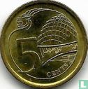 Singapour 5 cents 2014 - Image 2