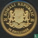 Somalië 20 shillings 2020 (PROOF) "Leopard" - Afbeelding 1