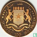 Somalië 100 shillings 1965 (PROOF) "5th anniversary of Independence" - Afbeelding 1