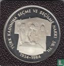 Turquie 5000 lira 1984 (BE - type 2) "50 years Women's Suffrage" - Image 1