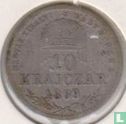 Hongarije 10 krajczar 1869 (KB) - Afbeelding 1