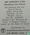 Israël 1 sheqel 1981 (JE5742) "Hanukkiya from Poland" - Image 3