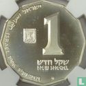 Israel 1 new sheqel 1986 (JE5747 - PROOF) "Akko" - Image 1