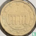 Germany 20 cent 2007 (F - misstrike) - Image 1