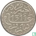 Marokko 1 dirham 1893 (AH1311) - Afbeelding 1