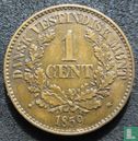 Deens West-Indië 1 cent 1859 - Afbeelding 1