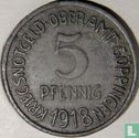 Göppingen 5 pfennig 1918 - Afbeelding 1