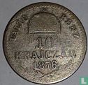Hongarije 10 krajczar 1876  - Afbeelding 1