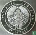Belarus 20 rubles 2007 (PROOF) "Wolf" - Image 1