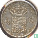 Nederlands-Indië 1/10 gulden 1884 - Afbeelding 1