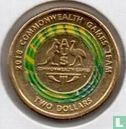 Australië 2 dollars 2018 "Gold Coast Commonwealth Games - Team logo" - Afbeelding 1