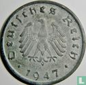 Empire allemand 10 reichsfennig 1947 (F) - Image 1