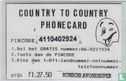 Country to Country Phonecard - Bild 1