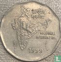 Indien 2 Rupee 1999 (Kalkutta) - Bild 1