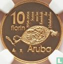 Aruba 10 florin 2004 (PROOF) "50 years Charter for the Kingdom of the Netherlands" - Image 1