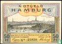 Hamburg Burgermilitar 50 Pfennig, 1921  - Afbeelding 1