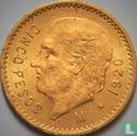 Mexique 5 pesos 1920 - Image 1