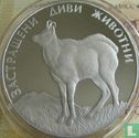 Bulgarije 100 leva 1993 (PROOF) "Wild goat" - Afbeelding 2