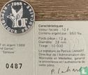 France 10 francs 1988 (PROOF - silver) "100th anniversary Birth of Roland Garros" - Image 3