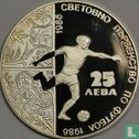 Bulgarije 25 leva 1986 (PROOF) "Football World Cup in Mexico - Footballer" - Afbeelding 1