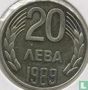 Bulgaria 20 leva 1989 (PROOF) - Image 1