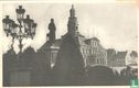 Maastricht stadhuis met standbeeld Minckelers - Afbeelding 1