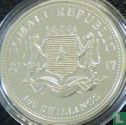 Somalië 100 shillings 2017 (gedeeltelijk verguld) "Elephant" - Afbeelding 1